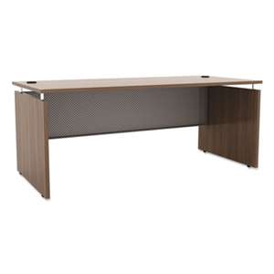 ALERA Alera Sedina Series Straight Front Desk Shell, 66w x 30d x 29.5h, Modern Walnut