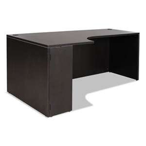 ALERA Alera Valencia Left Corner Credenza Shell, 72w x 36d x 29 1/2h, Espresso