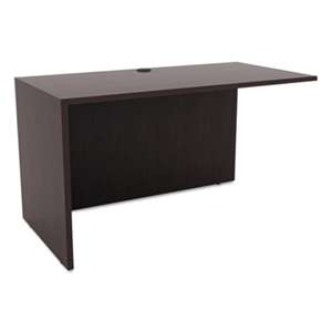 ALERA Alera Valencia Series Reversible Return/Bridge Shell,47 1/4w x 23 5/8d, Espresso