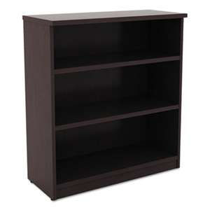 ALERA Alera Valencia Series Bookcase, Three-Shelf, 31 3/4w x 14d x 39 3/8h, Espresso