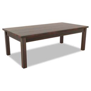 ALERA Alera Valencia Series Occasional Table, Rectangle,47-1/4 x 20 x 16 3/8, Mahogany