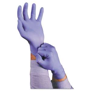 ANSELL LIMITED TNT Disposable Nitrile Gloves, Non-powdered, Blue, Medium, 100/Box