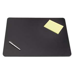 ARTISTIC LLC Sagamore Desk Pad w/Decorative Stitching, 36 x 20, Black