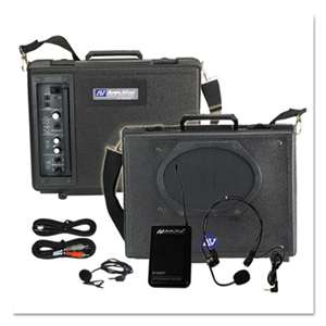 AMPLIVOX PORTABLE SOUND SYS. Wireless Audio Portable Buddy Professional Group Broadcast PA System