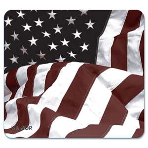 Allsop 29302 Naturesmart Mouse Pad, American Flag Design, 8 1/2 x 8 x 1/10