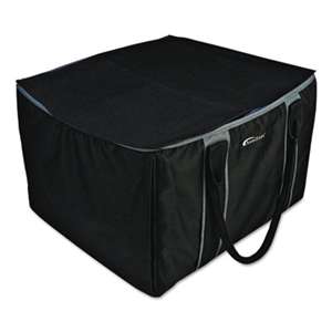 AUTOEXEC INC File Tote Bag, 600-Denier Nylon, 14 x 17 x 10-1/2, Gray/Black