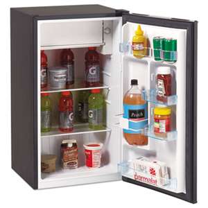 AVANTI 3.3 Cu.Ft Refrigerator with Chiller Compartment, Black
