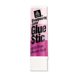 AVERY-DENNISON Permanent Glue Stics, Purple Application, .26 oz, Stick