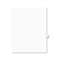 AVERY-DENNISON Avery-Style Legal Exhibit Side Tab Divider, Title: 17, Letter, White, 25/Pack