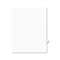 AVERY-DENNISON Avery-Style Legal Exhibit Side Tab Divider, Title: 20, Letter, White, 25/Pack