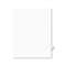 AVERY-DENNISON Avery-Style Legal Exhibit Side Tab Divider, Title: 21, Letter, White, 25/Pack