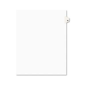 AVERY-DENNISON Avery-Style Legal Exhibit Side Tab Divider, Title: 28, Letter, White, 25/Pack