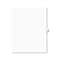 AVERY-DENNISON Avery-Style Legal Exhibit Side Tab Divider, Title: 38, Letter, White, 25/Pack
