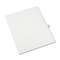 AVERY-DENNISON Avery-Style Legal Exhibit Side Tab Divider, Title: 40, Letter, White, 25/Pack