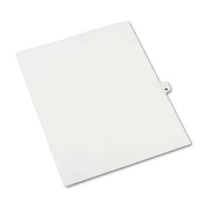 AVERY-DENNISON Avery-Style Legal Exhibit Side Tab Divider, Title: 40, Letter, White, 25/Pack