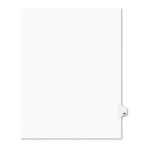 AVERY-DENNISON Avery-Style Legal Exhibit Side Tab Divider, Title: 46, Letter, White, 25/Pack