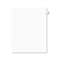 AVERY-DENNISON Avery-Style Legal Exhibit Side Tab Divider, Title: 52, Letter, White, 25/Pack