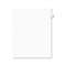 AVERY-DENNISON Avery-Style Legal Exhibit Side Tab Divider, Title: 53, Letter, White, 25/Pack