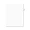 AVERY-DENNISON Avery-Style Legal Exhibit Side Tab Divider, Title: 56, Letter, White, 25/Pack