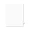 AVERY-DENNISON Avery-Style Legal Exhibit Side Tab Divider, Title: 73, Letter, White, 25/Pack