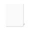 AVERY-DENNISON Avery-Style Legal Exhibit Side Tab Divider, Title: 74, Letter, White, 25/Pack