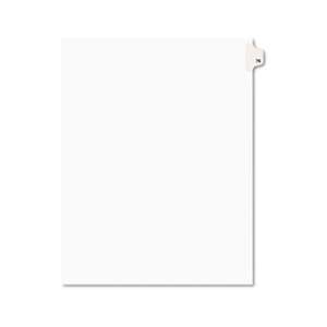 AVERY-DENNISON Avery-Style Legal Exhibit Side Tab Divider, Title: 76, Letter, White, 25/Pack