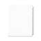 AVERY-DENNISON Avery-Style Legal Exhibit Side Tab Divider, Title: 176-200, Letter, White