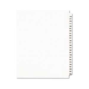 AVERY-DENNISON Avery-Style Legal Exhibit Side Tab Divider, Title: 176-200, Letter, White