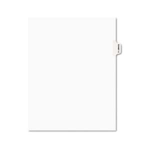 AVERY-DENNISON Avery-Style Preprinted Legal Side Tab Divider, Exhibit C, Letter, White, 25/Pack