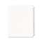 AVERY-DENNISON Avery-Style Legal Exhibit Side Tab Divider, Title: A-Z, Letter, White