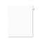 AVERY-DENNISON Avery-Style Legal Exhibit Side Tab Dividers, 1-Tab, Title B, Ltr, White, 25/PK