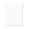 AVERY-DENNISON Avery-Style Legal Exhibit Side Tab Dividers, 1-Tab, Title C, Ltr, White, 25/PK