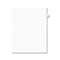 AVERY-DENNISON Avery-Style Legal Exhibit Side Tab Dividers, 1-Tab, Title D, Ltr, White, 25/PK