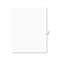 AVERY-DENNISON Avery-Style Legal Exhibit Side Tab Dividers, 1-Tab, Title O, Ltr, White, 25/PK