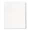 AVERY-DENNISON Allstate-Style Legal Exhibit Side Tab Dividers, 25-Tab, 51-75, Letter, White