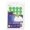 AVERY-DENNISON Printable Removable Color-Coding Labels, 3/4" dia, Neon Green, 1008/Pack