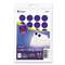 AVERY-DENNISON Printable Removable Color-Coding Labels, 3/4" dia, Dark Blue, 1008/Pack