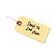 AVERY-DENNISON Double Wired Shipping Tags, 13pt. Stock, 2 3/4 x 1 3/8, Manila, 1,000/Box