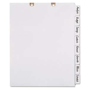 AVERY-DENNISON Write-On Tab Dividers for Classification Folders, 8-Tab, Letter