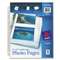 AVERY-DENNISON Photo Storage Pages for Four 4 x 6 Horizontal Photos, 3-Hole Punched, 10/Pack