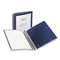 AVERY-DENNISON Flexi-View Binder w/Round Rings, 11 x 8 1/2, 1/2" Cap, Navy Blue