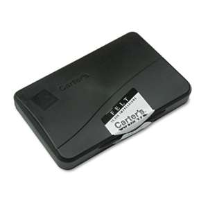 AVERY-DENNISON Felt Stamp Pad, 4 1/4 x 2 3/4, Black