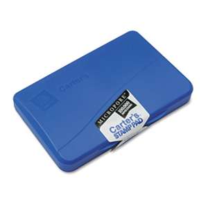 AVERY-DENNISON Micropore Stamp Pad, 4 1/4 x 2 3/4, Blue