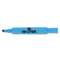 AVERY-DENNISON Desk Style Highlighter, Chisel Tip, Fluorescent Blue Ink, Dozen