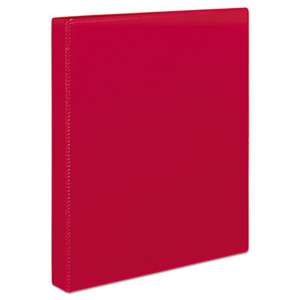 AVERY-DENNISON Durable Binder with Slant Rings, 11 x 8 1/2, 1", Red