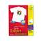 AVERY-DENNISON Light Fabric Transfers for Inkjet Printers, 8 1/2 x 11, White, 12/Pack