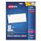 AVERY-DENNISON Easy Peel Return Address Labels, Laser, 1/2 x 1 3/4, White, 2000/Pack