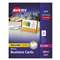 AVERY-DENNISON Clean Edge Business Cards, Laser, 2 x 3 1/2, White, 1000/Box