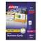 AVERY-DENNISON Clean Edge Business Cards, Laser, 2 x 3 1/2, White, 400/Box