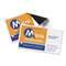 AVERY-DENNISON Magnetic Business Cards, 2 x 3 1/2, White, 10/Sheet, 30/Pack